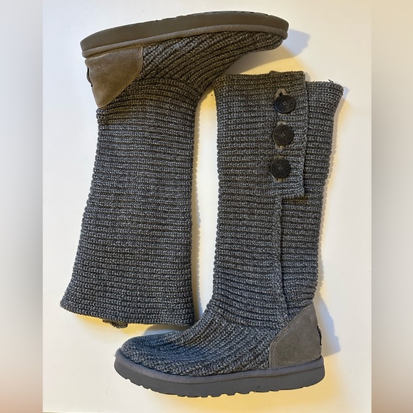 UGG Shoes - UGG Classic Cardi Boot Gray